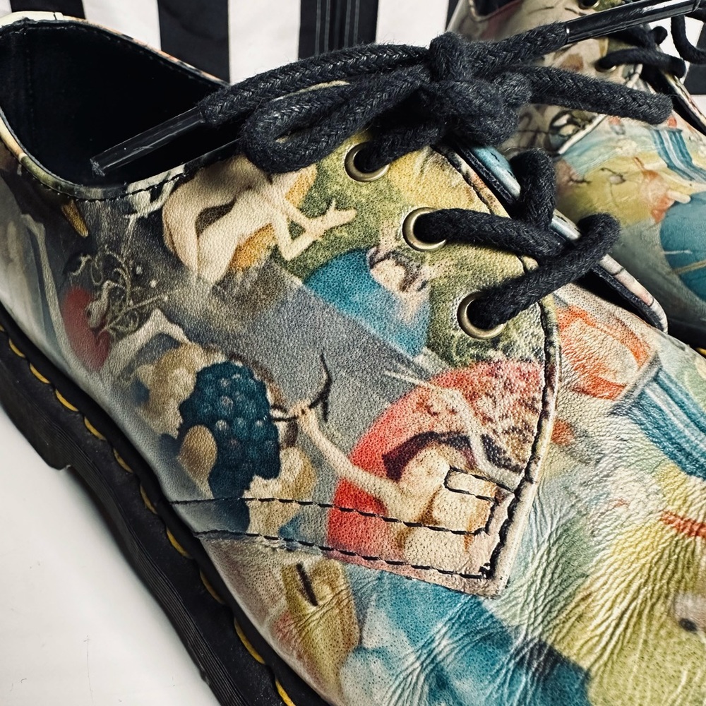 Dr. Martens RARE Hieronymus Bosch Garden of Earthly Delights Heaven Shoes - Picture 2 of 10